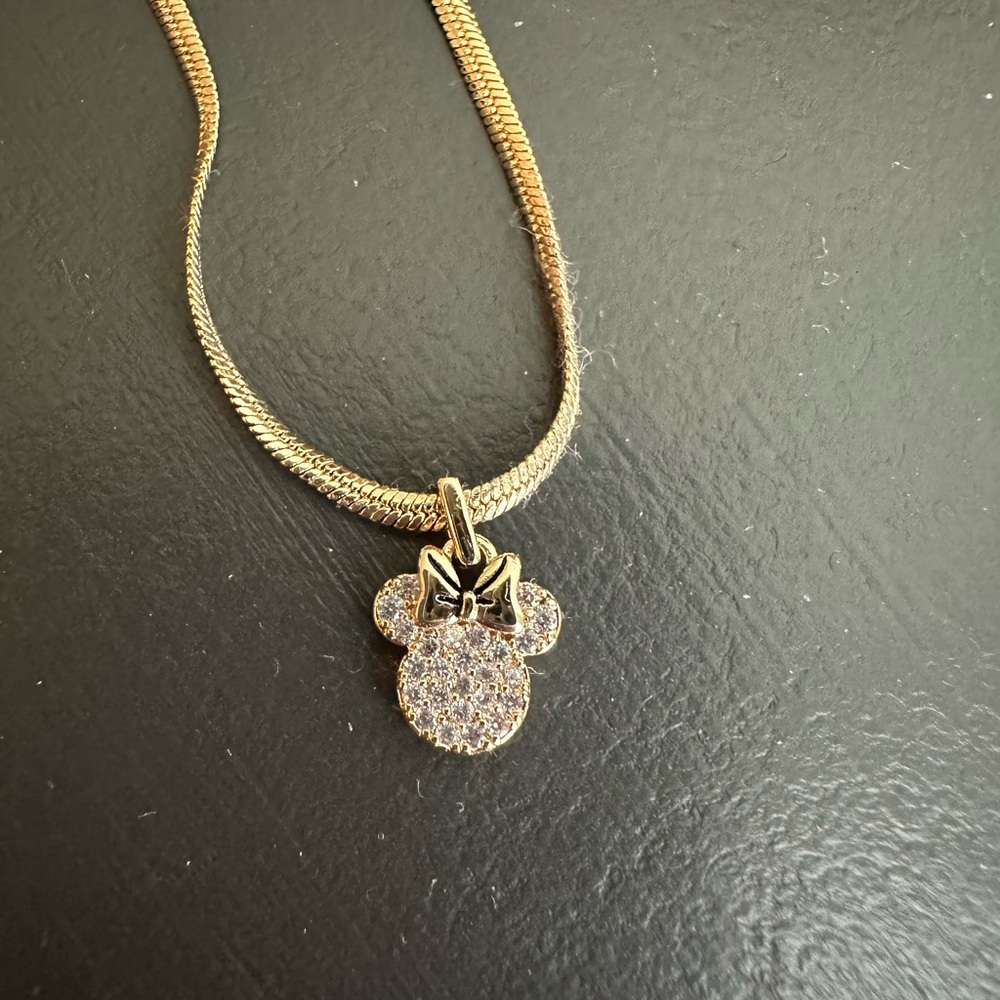Gold plated Disney necklace